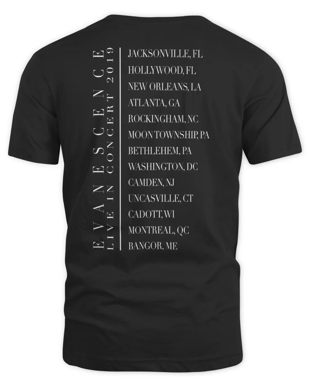 Evanescence Merch Logo Dateback Shirt Cassivalen