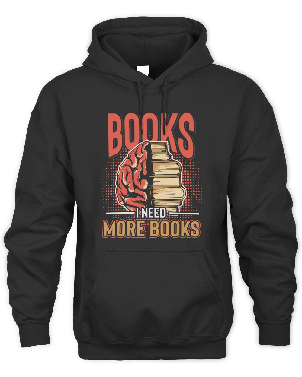 Books Love Reading Shirt Unisex Hoodie black s