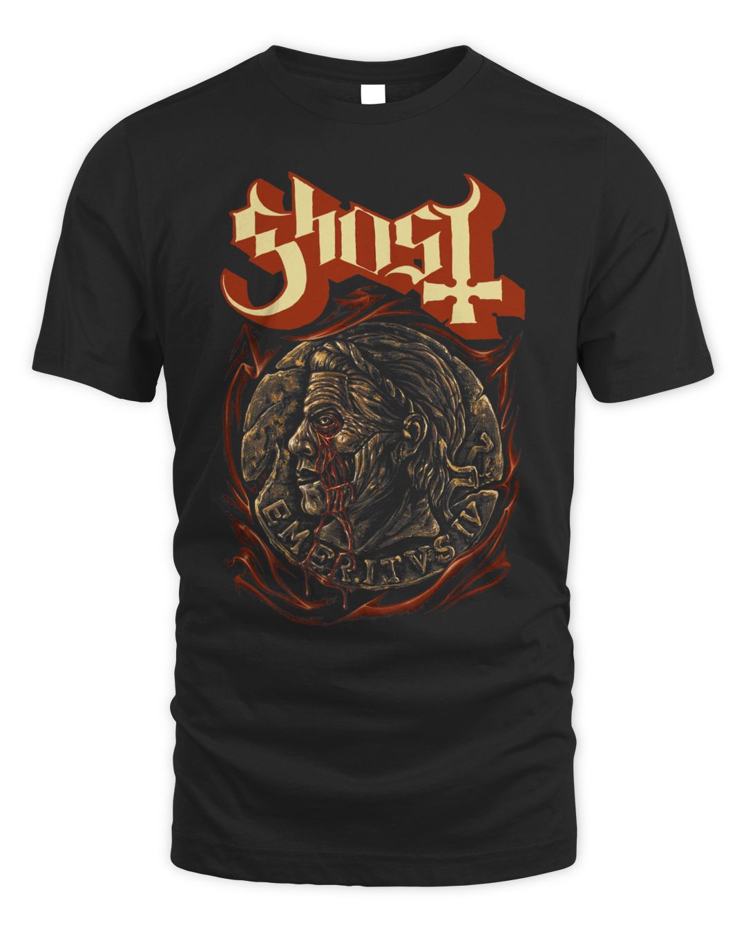 Ghost Official Merch Mary On A Cross Thematic Shirt Cassivalen
