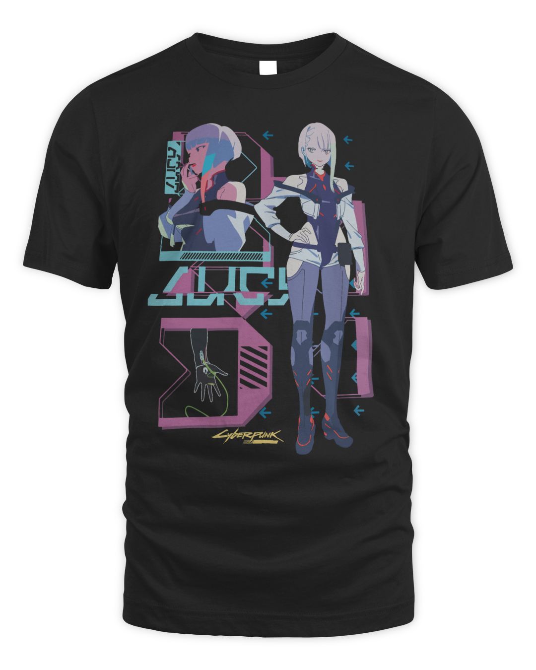 Cyberpunk Edgerunner Merch Lucy Posing Shirt Cassivalen