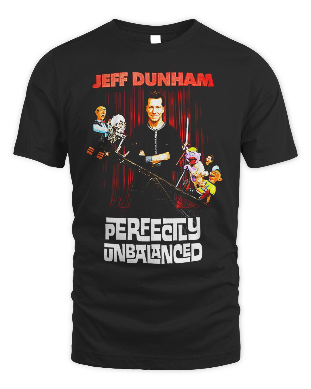 Jeff Dunham Merchandise Perfectly Unbalanced JD Tour Shirt Cassivalen