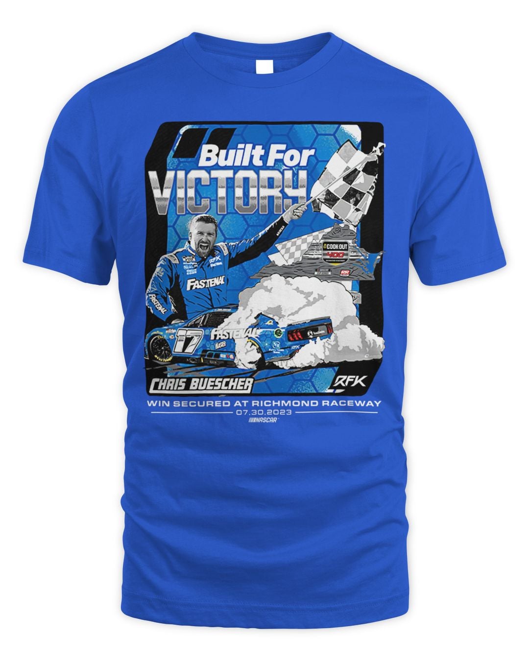 Rfk Racing Merchandise Chris Buescher 2023 Richmond Win Shirt Cassivalen