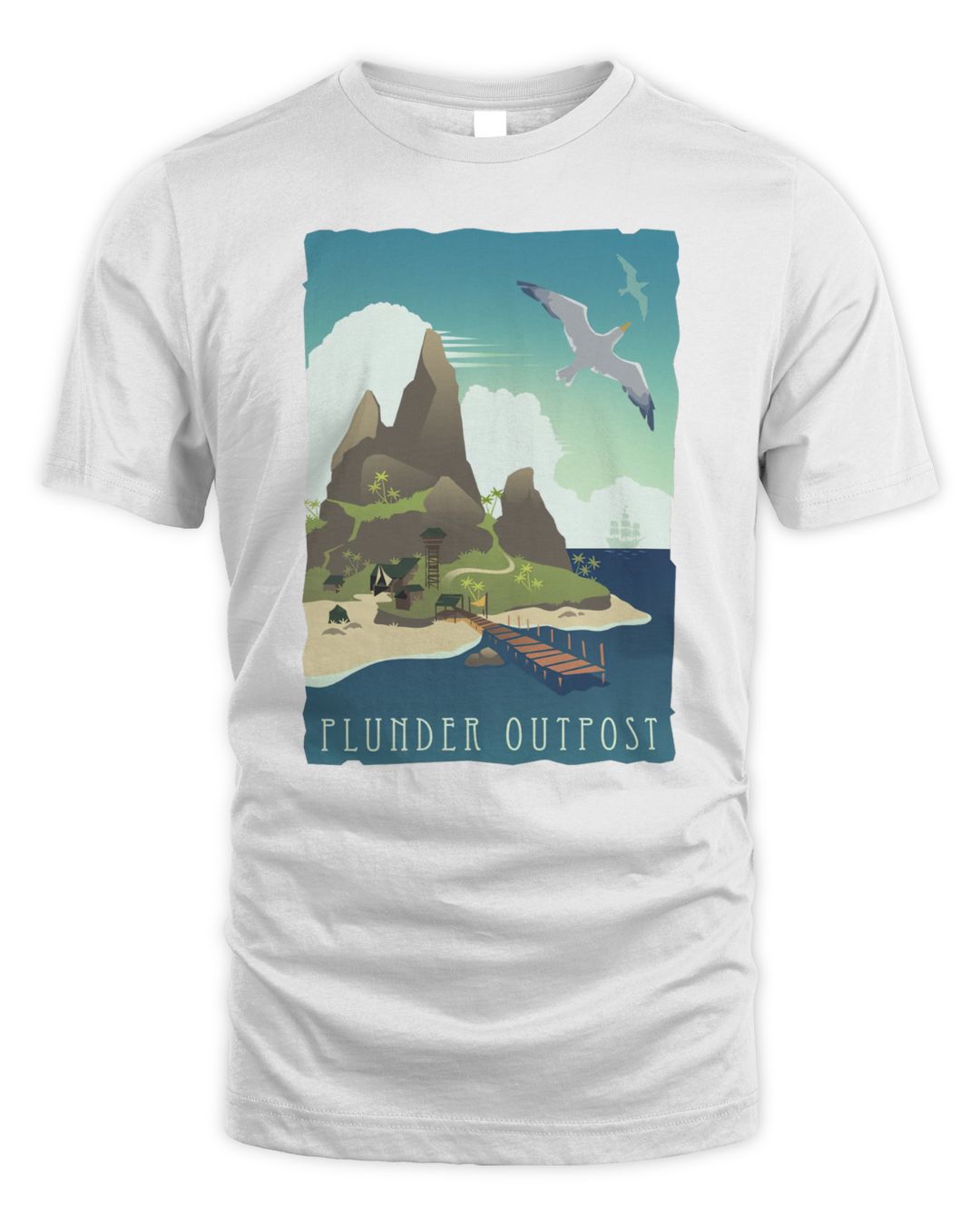 Sea Of Thieves Merch Rare Plunder Outpost Shirt Cassivalen
