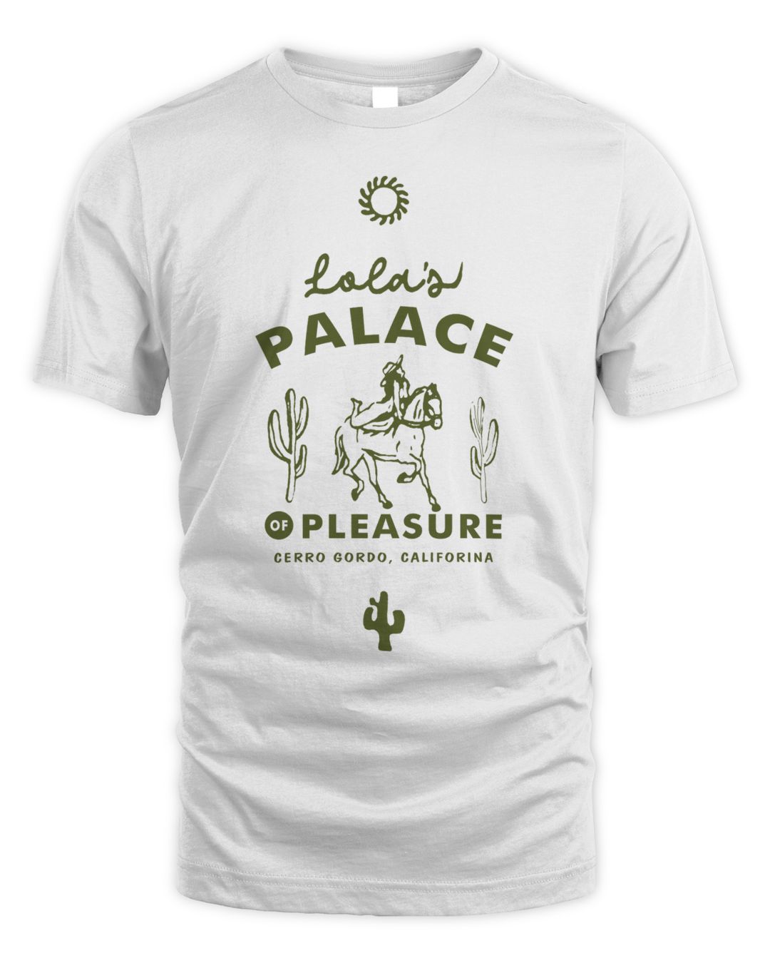 Cerro Gordo Merch Lola's Palace Of Pleasure California Shirt Cassivalen