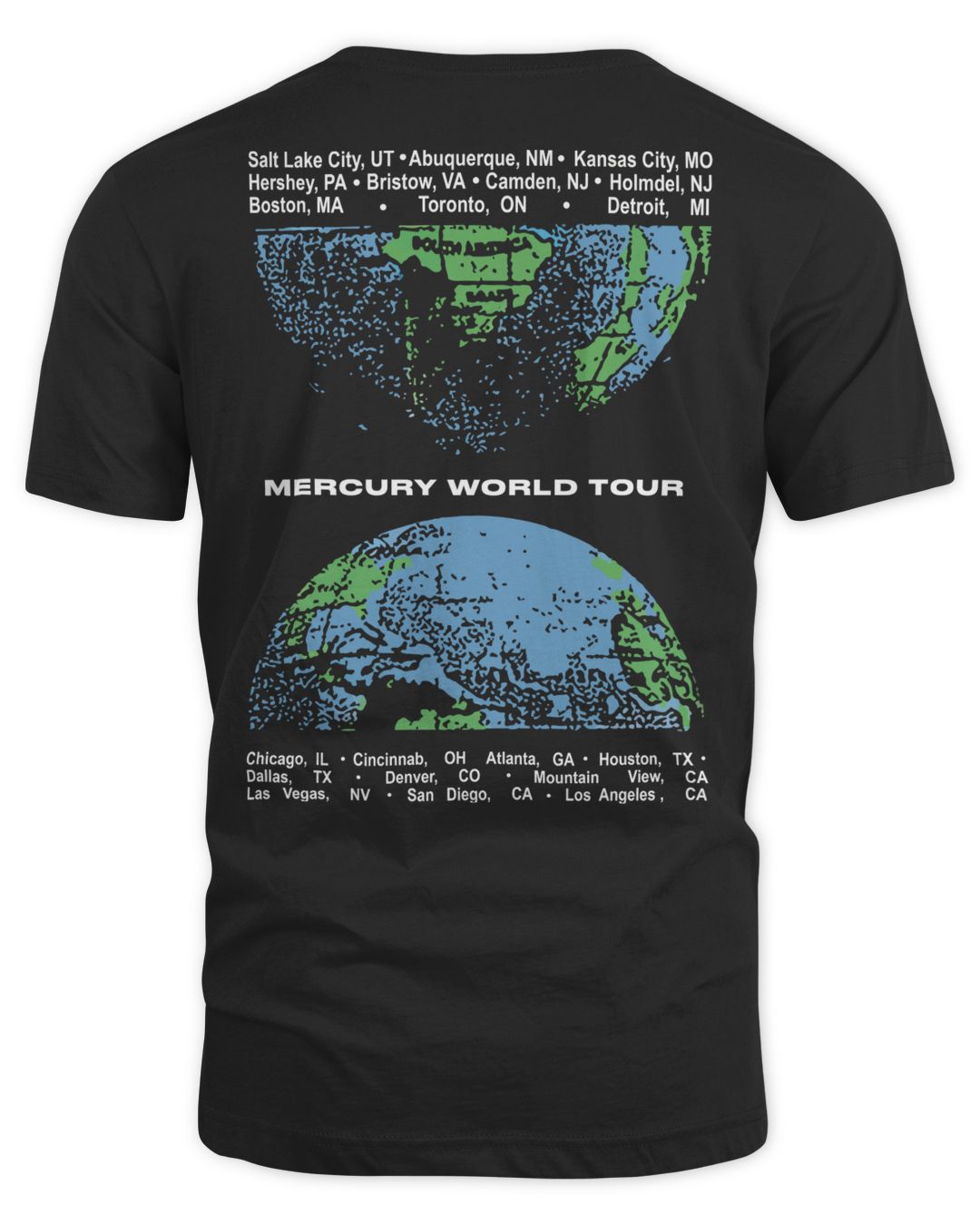 Imagine Dragons Merch Mercury Globe Tour Shirt Cassivalen