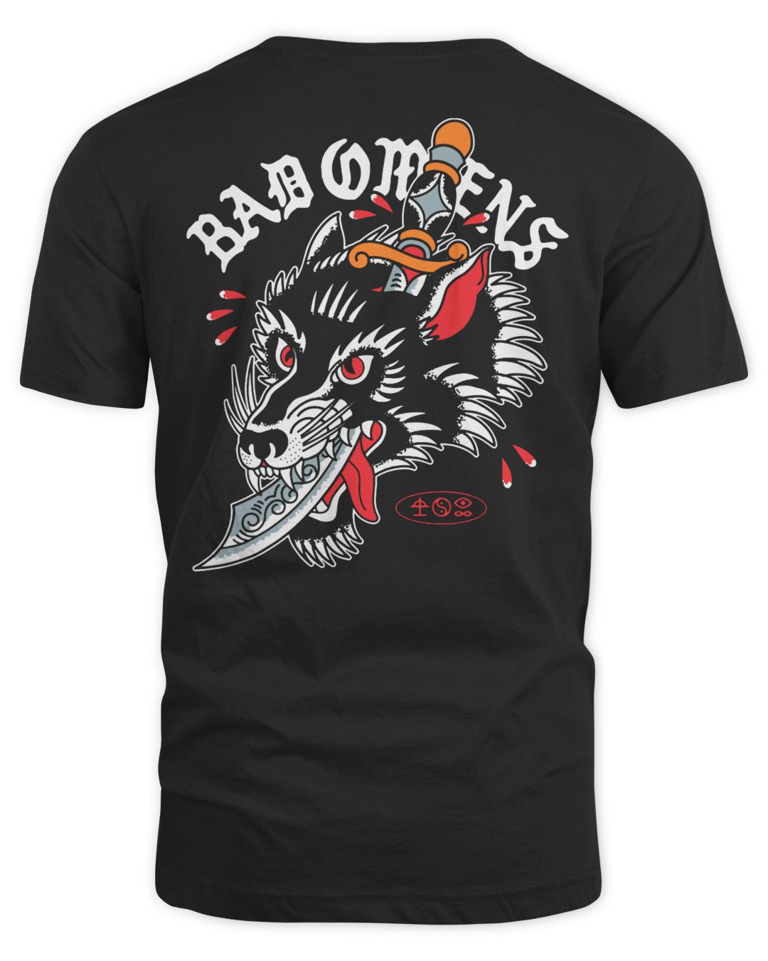 Bad Omens Merch Wolf Dagger Shirt Cassivalen
