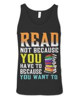 Amazing Gift Ideas For Reading Lover Shirt Unisex Jersey Tank black xs